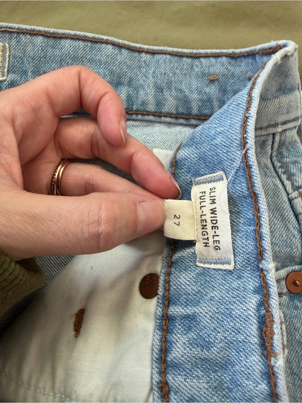 Madewell Slim Wide-Leg Full-Length Jeans - Picture 11 of 11